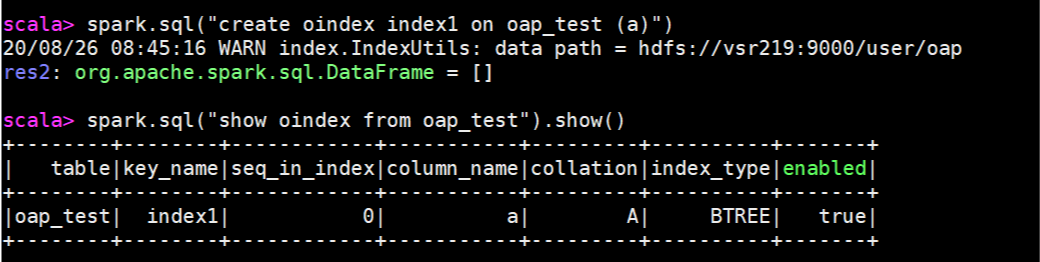Spark_shell_running_results
